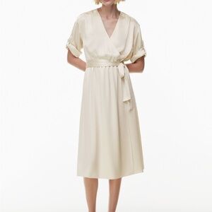 Aritzia Babaton Armoire Satin dress *missing tie